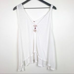 Free People | Bead Crochet Hi Lo Top